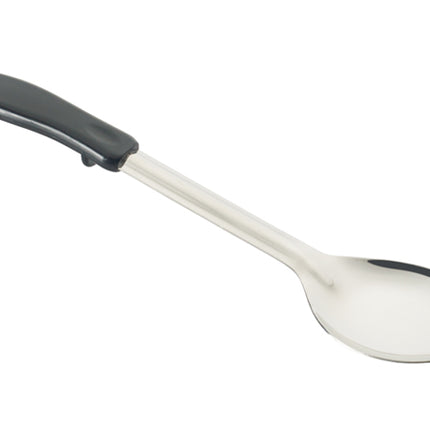 Winco BHOP-13 13" Solid Stainless Steel Basting Spoon with Coated Handle