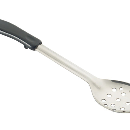 Winco BHPP-13 13" Perforated Stainless Steel Basting Spoon with Coated Handle