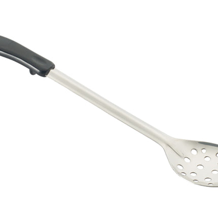 Winco BHPP-15 15" Perforated Basting Spoon with Coated Handle