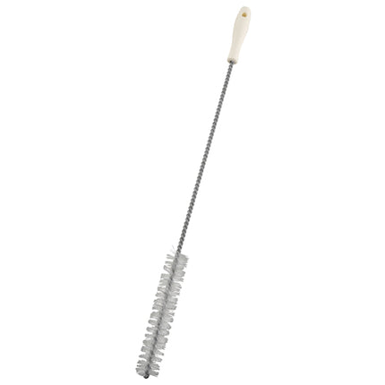 Winco BR-28 White 28 1/4" Kettle Valve Cleaning Brush