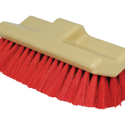 Winco BRF-10R Red 10" Floor Brush Head