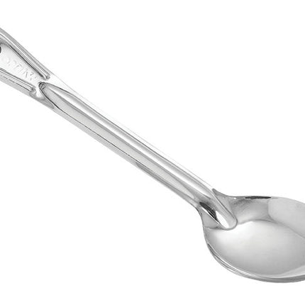 Winco BSON-11 11" Solid Stainless Steel Basting Spoon