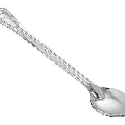 Winco BSON-15 15" Solid Stainless Steel Basting Spoon