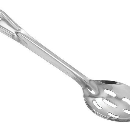 Winco BSSN-11 11" Stainless Steel Slotted Basting Spoon