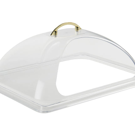 Winco C-DPF2 Half-Size Polycarbonate Side Cut Out Display Cover