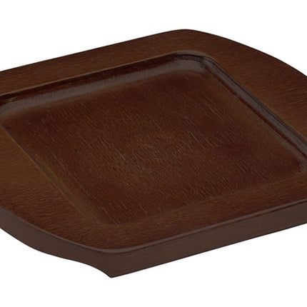 Winco CASM-4SUL Square Wood Underliner With Dual Contoured Handles For CASM-4S FireIron Server