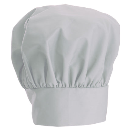 Winco CH-13WH White 13 Inch High Signature Chef Poly/Cotton Professional Chef Hat With Wide Head Band And Adjustable Velcro Closure