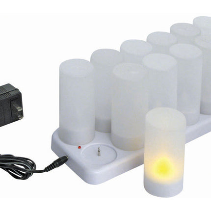 Winco CLR-12S Rechargeable Tealight with Plastic Cup Set