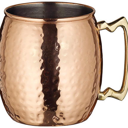 Winco CMM-20H 20 oz. Moscow Mule Mug with Hammered Copper Finish