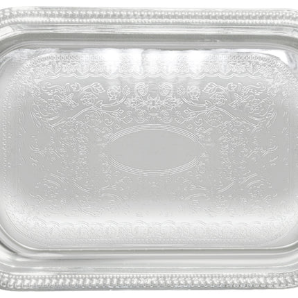 Winco CMT-2014 Rectangular Chrome Serving Tray