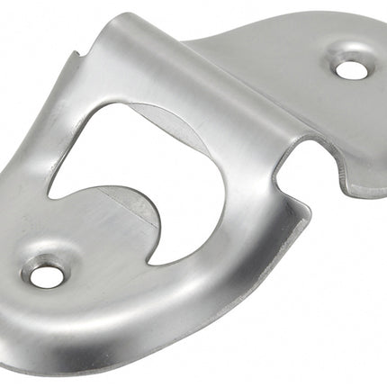 Winco CO-401 4" x 2" Wall Mount Chrome Bottle Opener