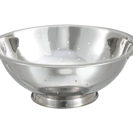 Winco COD-8 8 Qt. Stainless Steel Colander with Base