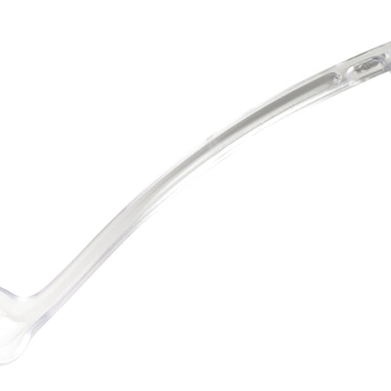 Winco CVLD-13C Clear 13" Polycarbonate 1 oz. Serving Ladle