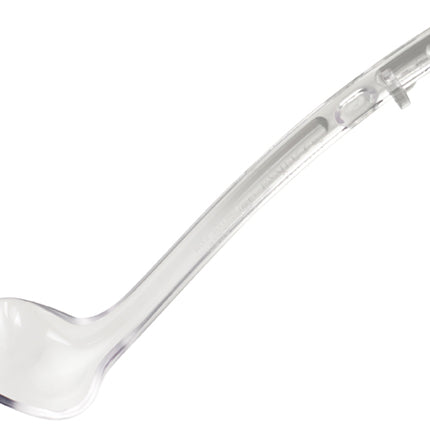 Winco CVLD-8C Clear 8 1/2" Polycarbonate 3/4 oz. Serving Ladle