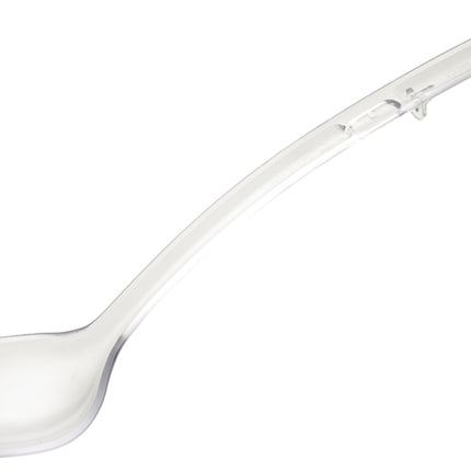 Winco CVSS-15C 15" Clear Polycarbonate 1 1/2 oz. Serving Spoon