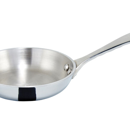 Winco DCFP-4S 4" Tri-Ply Stainless Steel Mini Fry Pan - 5 Oz.