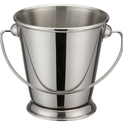 Winco DDSA-105S 3 1/2" x 3 5/8" Stainless Steel Mini Pail