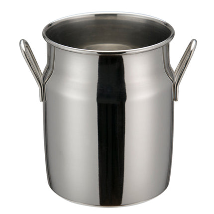 Winco DDSD-103S 3-1/8" x 4" Stainless Steel Mini Milk Can Creamer