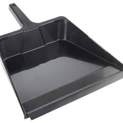 Winco DP-1618K 18" Black Plastic Dust Pan