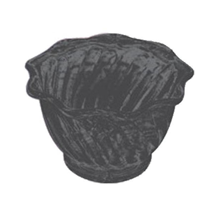 Yanco DS-005BK Plastic Dessert Dish Black 6 Oz