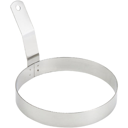 Winco EGR-6 6" Stainless Steel Egg Ring with Handle