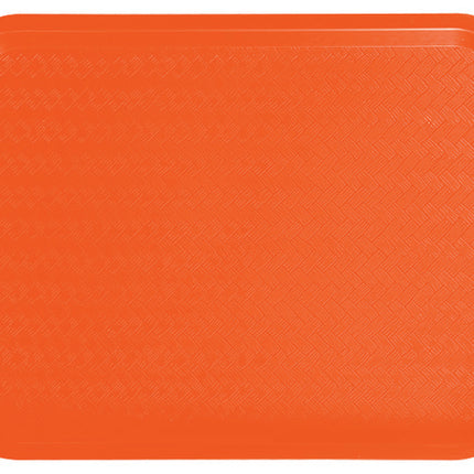 Winco FFT-1216O Plastic 12" x 16" Orange Cafeteria Tray