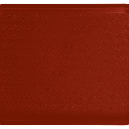 WincoFFT-1216U Plastic 12" x 16" Burgundy Cafeteria Tray