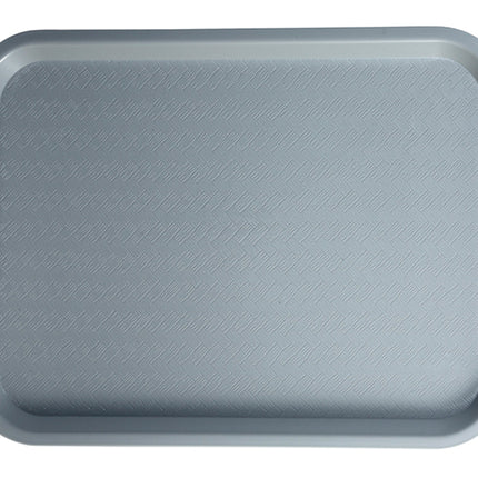 Winco FFT-1418E Plastic 14" x 18" Gray Cafeteria Tray