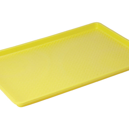 Winco FFT-1826YL 18" x 26" Plastic Tray White