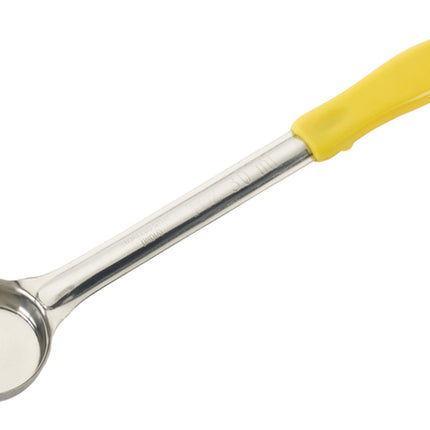 Winco FPS-1 1 oz. One-Piece Solid Portion Spoon/Spoodle