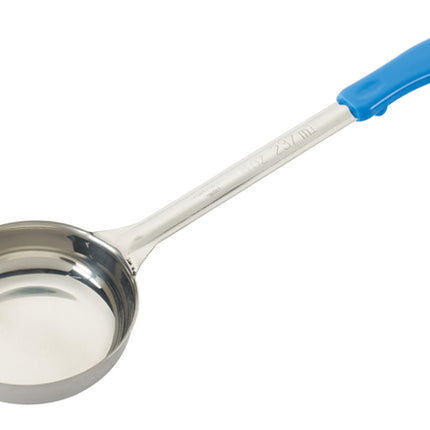 Winco FPS-8 8 oz. One-Piece Solid Portion Spoon/Spoodle