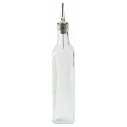 Winco GOB-16 16 oz. Oil/Vinegar Cruet with Pourer