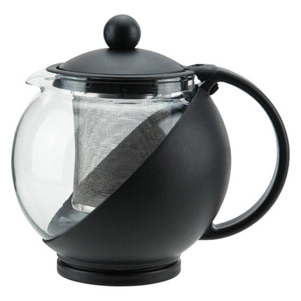 Winco GTP-25 25 oz. Glass Teapot with Stainless Steel Infuser Basket