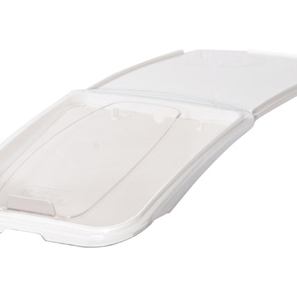 Winco IB-21-LE White Polycarbonate Lid for IB-21