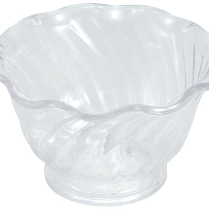 Winco ICC-5C Clear 5 oz. Ice Cream and Berry Dish