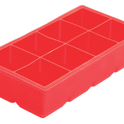 Winco ICCT-8R Silicone Ice Cube Tray - (8) 2" Cubes