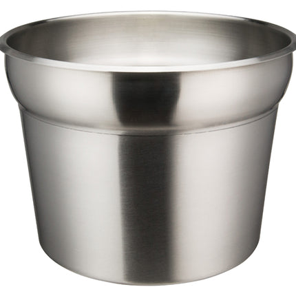 Winco INSN-11 Stainless Steel Inset Pan - 11 Qt.