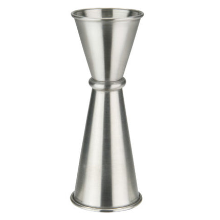 Winco J-9 1 oz. & 2 oz. Japanese-Style Stainless Steel Jigger