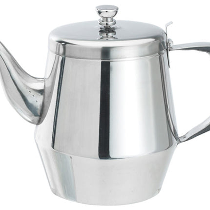 Winco JB2932 32 oz. Stainless Steel Gooseneck Teapot