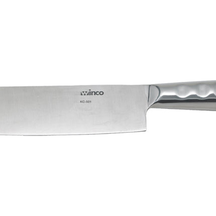 Winco KC-501 8" Chinese Cleaver with Stainless Steel Handle