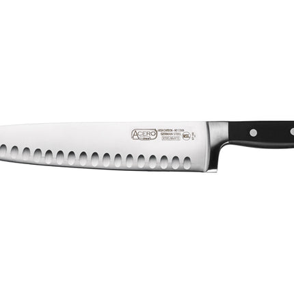 Winco KFP-103 Acero 10" Hollow Ground Chefs Knife