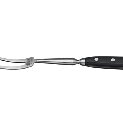 Winco KFP-121 Acero 12" Steel Curved Carving Fork