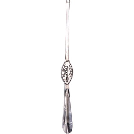 Winco LC-08 8" Two-Tine Stainless Steel Shellfish Fork