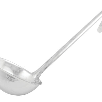 Winco LDI-16 Stainless Steel 16 oz LDI Series Serving Ladle With 12 1/2" Long Handle