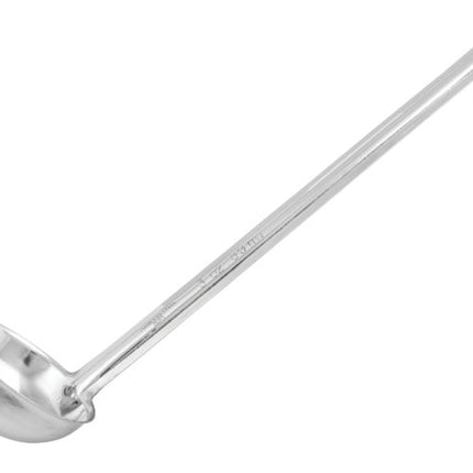 Winco LDI-3 Stainless Steel 3 oz LDI Series Serving Ladle With 12" Long Handle