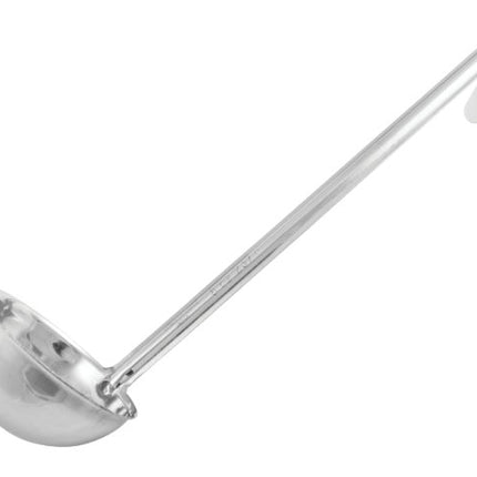 Winco LDI-8 Stainless Steel 8 oz LDI Series Serving Ladle With 12 1/2" Long Handle