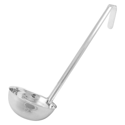 Winco LDIN-12 Prime Series 12 oz One-Piece Stainless Steel Serving Ladle