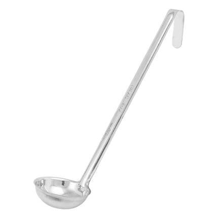 Winco LDIN-2 Prime Series 2 oz One-Piece Stainless Steel Serving Ladle