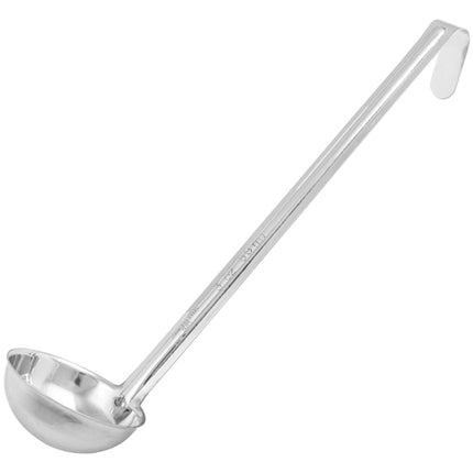 Winco LDIN-3 Prime Series 3 oz One-Piece Stainless Steel Serving Ladle