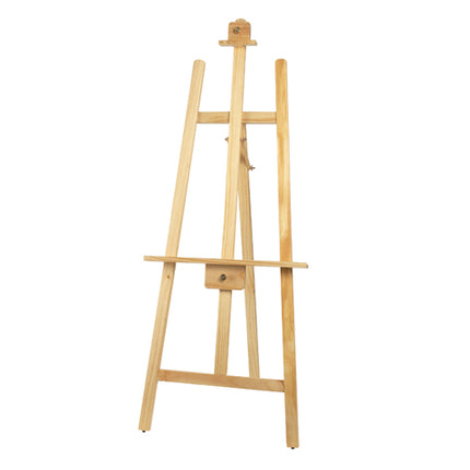 Winco MBBE-1 61" Premium Tripod Display Easel Natural Finish